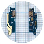 Шлейф Motorola Moto E6 Plus XT2025-2 з роз'ємом зарядки та мікрофоном - нижня плата High Quality
