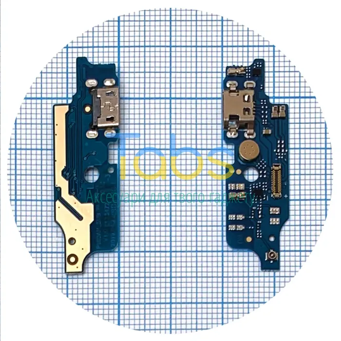 Шлейф Motorola Moto E6 Plus XT2025-2 з роз'ємом зарядки та мікрофоном - нижня плата High Quality - зображення 1