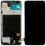 Дисплей для Samsung Galaxy A51 2019 A515F з тачскріном та рамкою (OLED Small LCD)