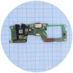 Шлейф Realme 8 RMX3085 з роз'ємами зарядки, навушників та мікрофоном - нижня плата Original Quality