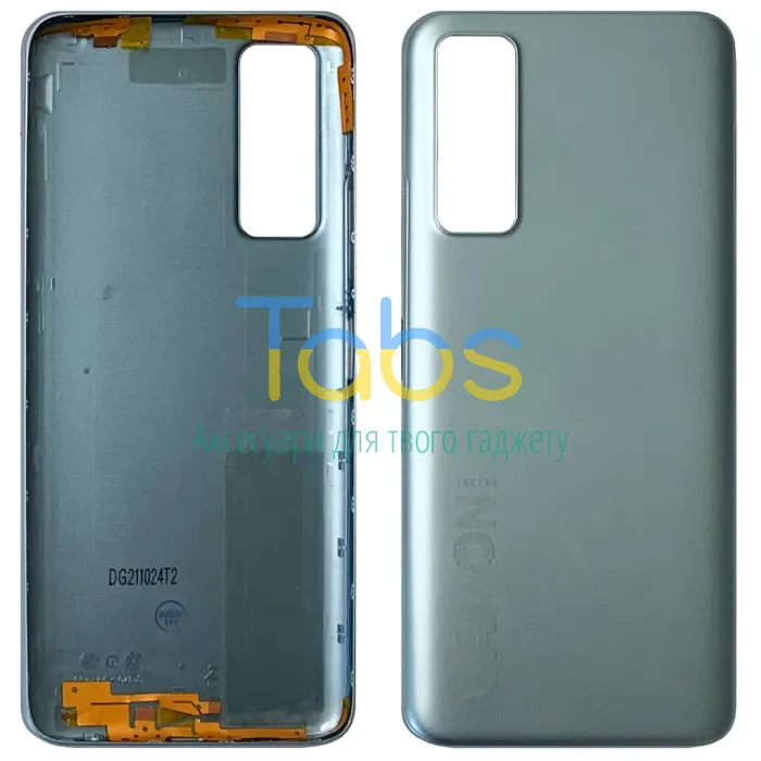 Задня кришка для Tecno Camon 17P CG7 CG7n (срібляста ) Original Quality - зображення 1