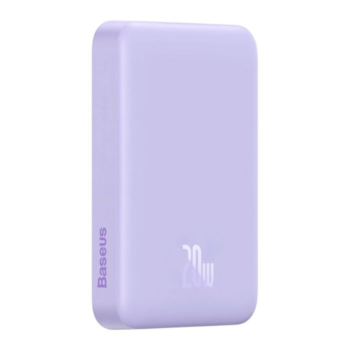 Універсальна Мобільна Батарея Power Bank Baseus Magnetic Mini wireless Fast Charging 20W 10000 mAh (PPCX110105) Колір Фіолетовий