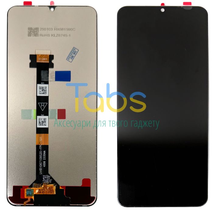 Дисплей для Realme C51 C53, Narzo N53, Note 50 з тачскріном (LMIBH067109520-FPC-101) - зображення 1