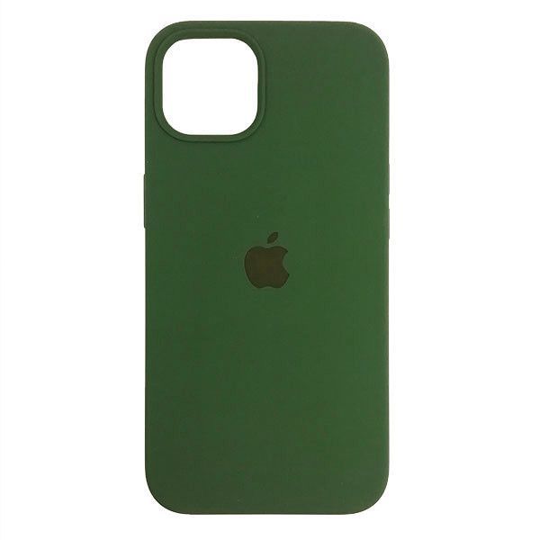 Чехол Copy Silicone Case iPhone 14 Plus Dark Green (48)