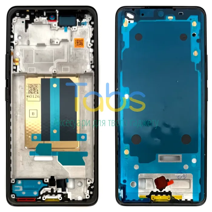 Рамка дисплея Xiaomi Redmi Note 14 Pro+ Plus 5G (чорна) - зображення 1