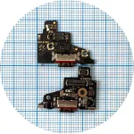 Шлейф Xiaomi 12 Lite з роз'ємом зарядки та мікрофоном - нижня плата Original Quality