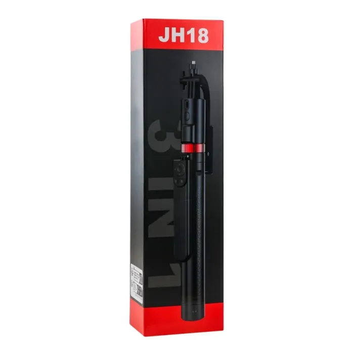 Розумний Штатив Із Датчиком Руху JH18 1.8м Remote Чорний - зображення 2