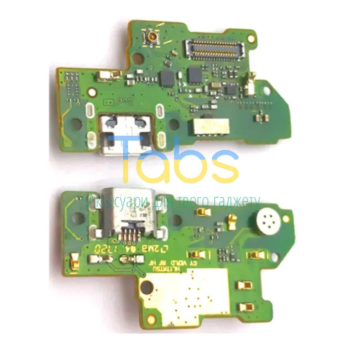 Шлейф Huawei Y7 2017 TRT-LX1, Y7 Prime з роз'ємом зарядки та мікрофоном - нижня плата Original Quality - зображення 1
