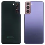 Задня кришка для Samsung Galaxy S21 5G G991B (фіолетова зі склом камери) Original Quality