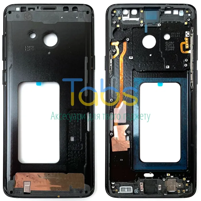 Рамка дисплея Samsung Galaxy S9+ Plus (чорна ) Original Quality - зображення 1