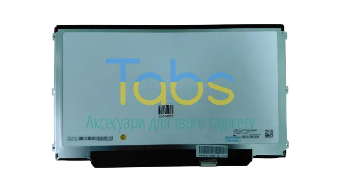 Матрица для ноутбука 12,5", Slim (тонкая), 30 pin (снизу справа), 1366x768, Светодиодная (LED), крепления справа/слева, матовая, LG-Philips (LG), LP125WH2(TP)(M1) - изображение 1