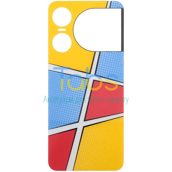 Задня кришка для ZTE Nubia Music 2 Z2460 (жовта синя червона ) Original Quality - зображення 1