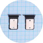 Тримач Sim карти Xiaomi Redmi Note 14 Pro+ Plus (чорний на 2 SIM)