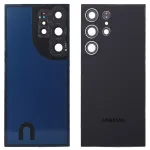 Задня кришка для Samsung Galaxy S24 Ultra S928 (чорна, Titanium Black зі склом камери) Original Quality