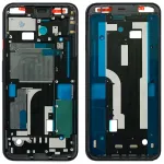 Рамка дисплея Google Pixel 4 (чорний з помаранчевою кнопкою) Original Quality