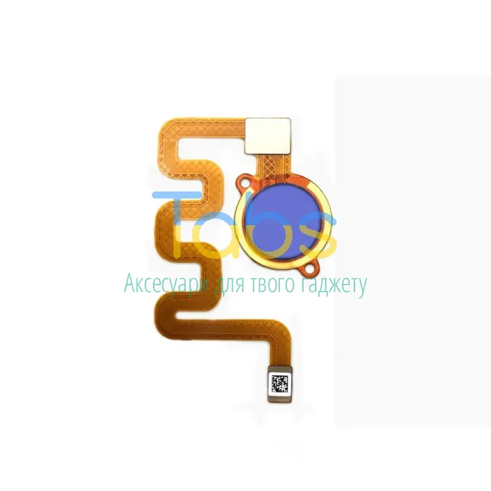 Шлейф Xiaomi Mi A2 Lite, Redmi 6 Pro m1805d1sg зі сканером відбитка пальця (синій) - зображення 1