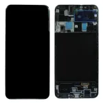 Дисплей для Samsung Galaxy A20 2019 A205F з тачскріном (OLED Big LCD з рамкою)