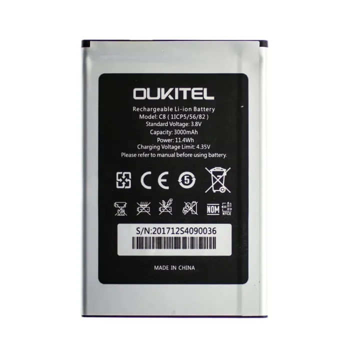 Акумулятор для Oukitel C8 Original PRC