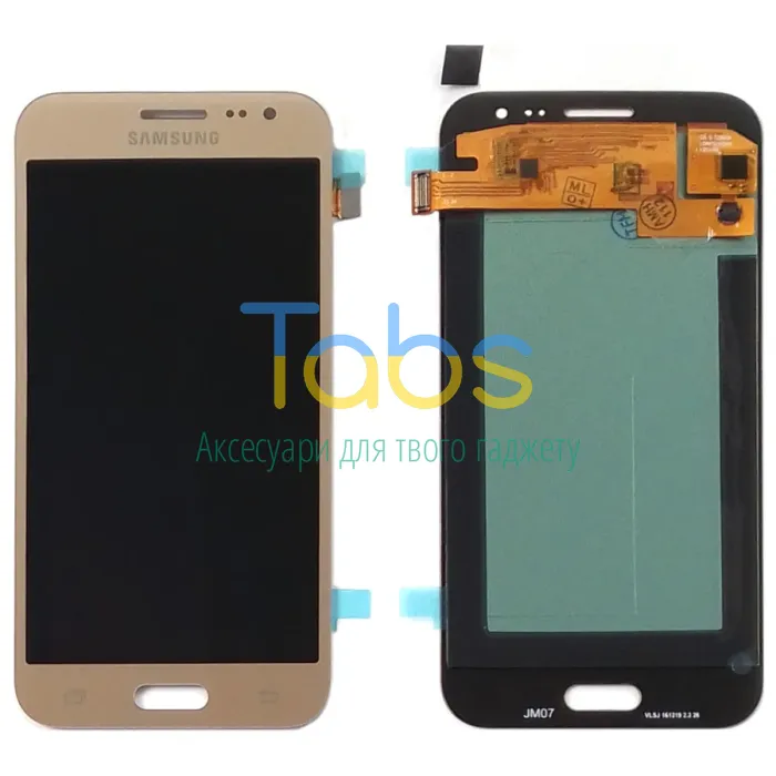 Дисплей для Samsung Galaxy J2 J200H з тачскріном Розпродаж (золотистий OLED) - изображение 1