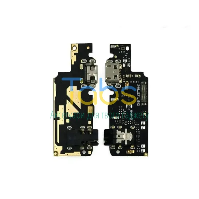 Шлейф Xiaomi Redmi Note 5 m1803e7sg з роз'ємом зарядки та мікрофоном - нижня плата - зображення 1