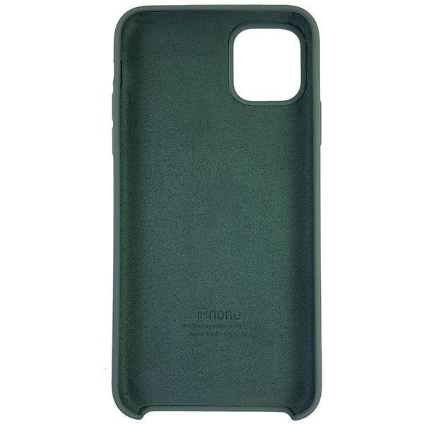 Чехол Copy Silicone Case iPhone 11 Pro Max Wood Green (58)
