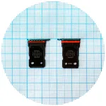 Тримач SIM карти OnePlus 8, OnePlus 8 Pro (зелений на 2 SIM)