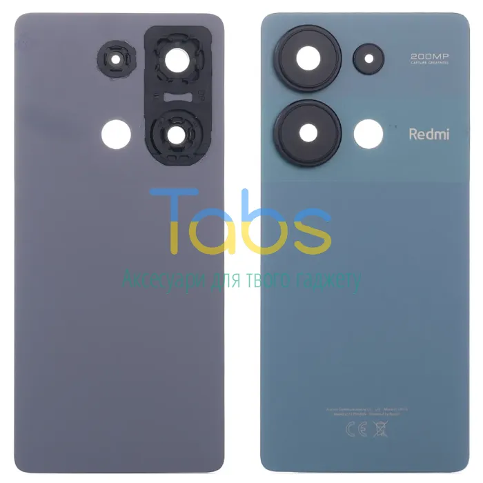 Задняя крышка для Xiaomi Redmi Note 13 Pro 4G (зелена зі склом камери) Original Quality - изображение 1