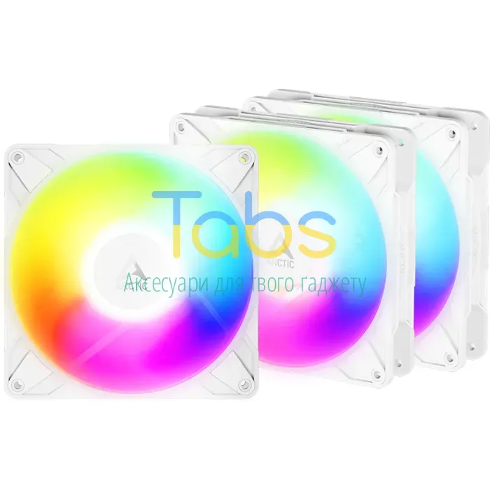 Кулер до корпусу ARCTIC P14 Pro Reverse A-RGB (3-Fan Pack) White - изображение 1