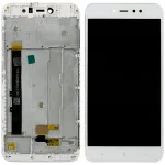Дисплей для Xiaomi Redmi Note 5A Prime MDG6S 3/32 Gb з тачскріном (білий з рамкою)