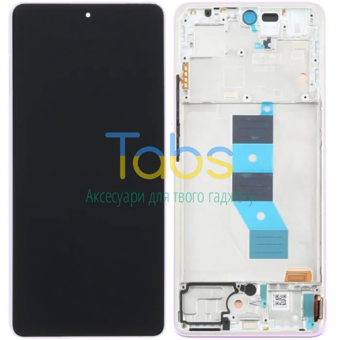 Дисплей для Xiaomi Redmi Note 14 5G, Poco M7 Pro 5G з тачскріном (OLED з фіолетовою рамкою) - зображення 1