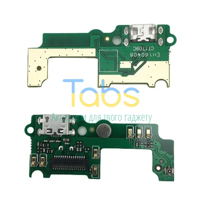Шлейф Huawei Y6 Pro TIT-U02 з роз'ємом зарядки та мікрофоном - нижня плата Original Quality - зображення 1