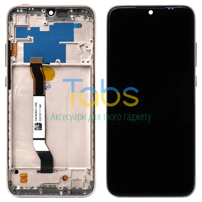 Дисплей для Xiaomi Redmi Note 8T M1908C3XG з тачскріном ( в сріблястій рамці) Original PRC - зображення 1