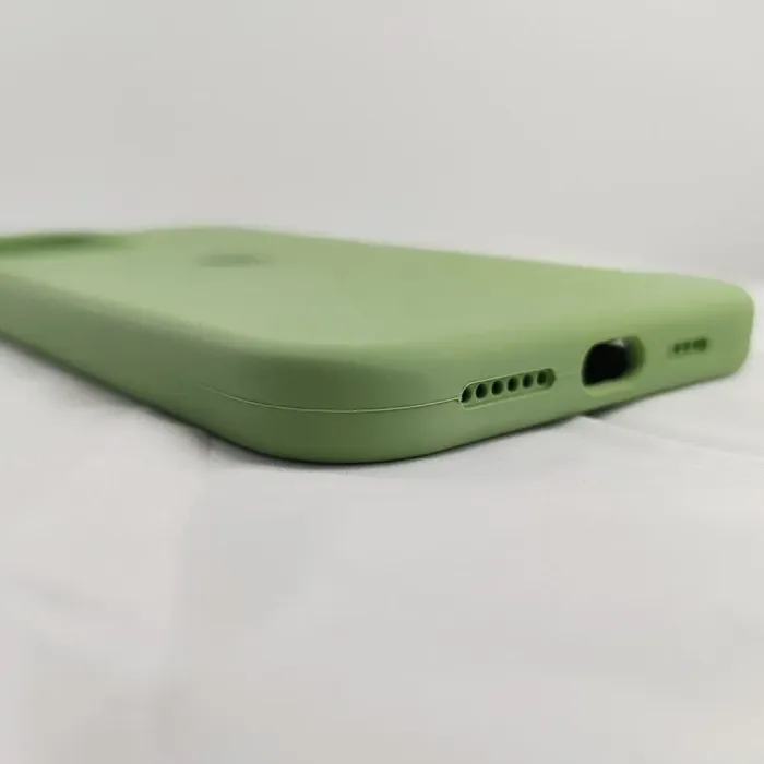 Чохол Quality Silicone Case iPhone 12 Pro Max Mint (1)