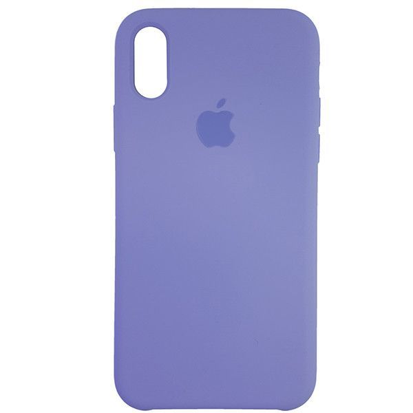 Чохол Copy Silicone Case iPhone X/XS Light Violet (41)