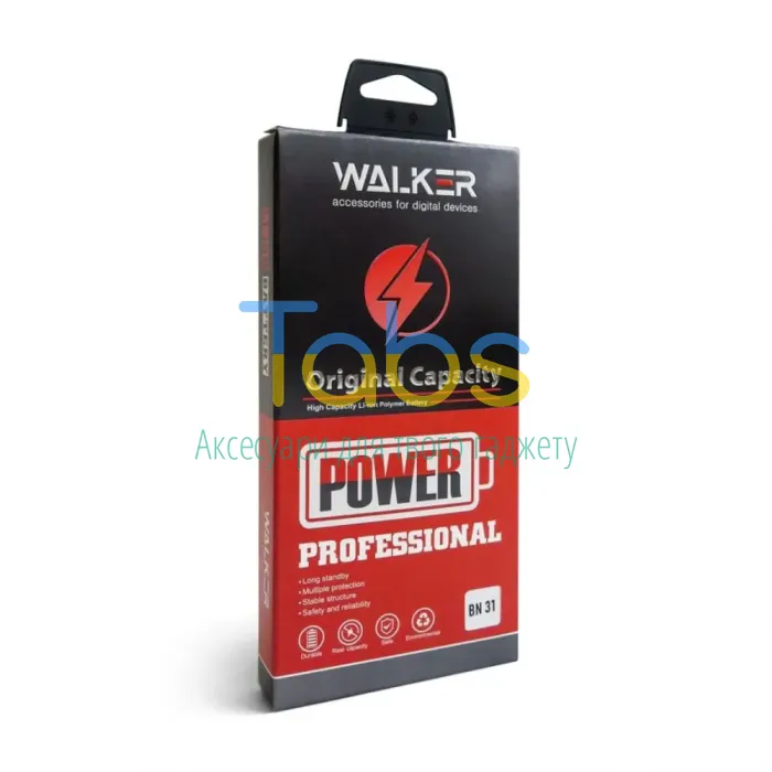 Аккумулятор для WALKER Pro для Xiaomi BN31 Mi A1, Mi 5X, Redmi Note 5A (3000mAh) - изображение 3