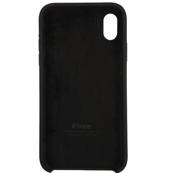 Чохол Copy Silicone Case iPhone XR Чорний (18)