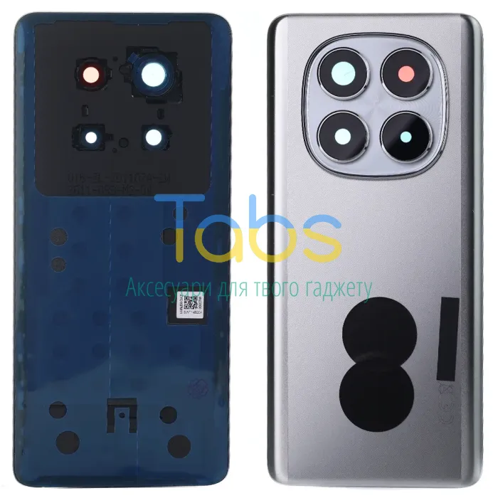 Задня кришка для Xiaomi Poco X7 (срібляста Original New зі склом камери) - зображення 1