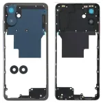 Рамка корпусу Samsung Galaxy A06 A065F (біла зі склом камери)