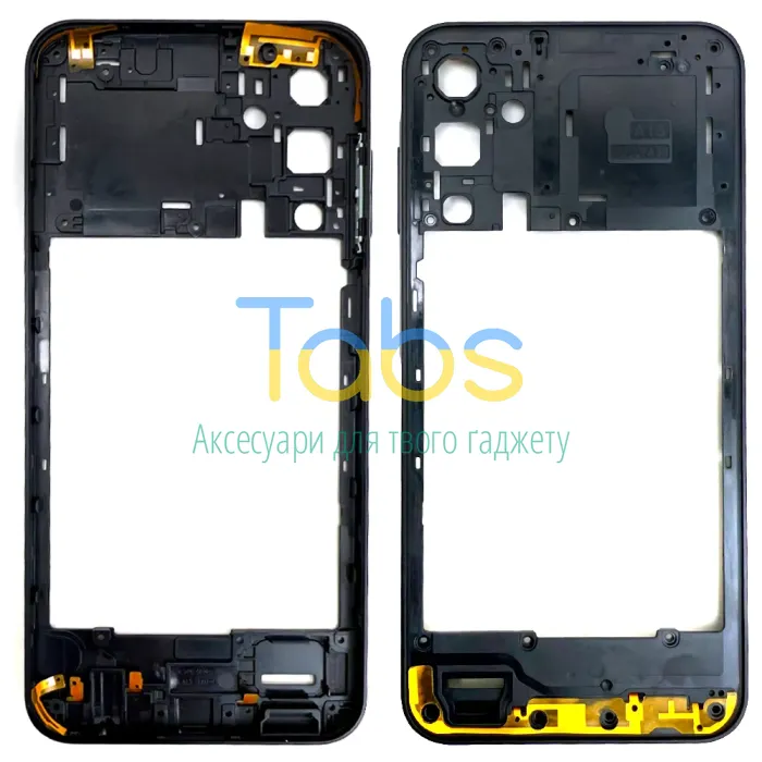 Рамка корпусу Samsung Galaxy A15 A155F (чорна) - изображение 1