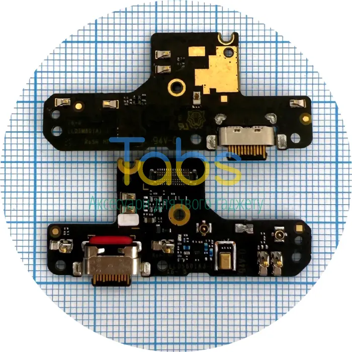 Шлейф Motorola Moto G9 Plus XT2087-1-2 з роз'ємом зарядки - нижня плата Original Quality - зображення 1