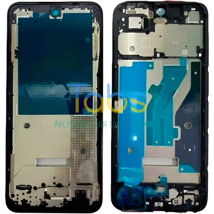 Рамка дисплея Tecno Spark Go 1 KL4, Pop 9 4G (чорна) - зображення 1