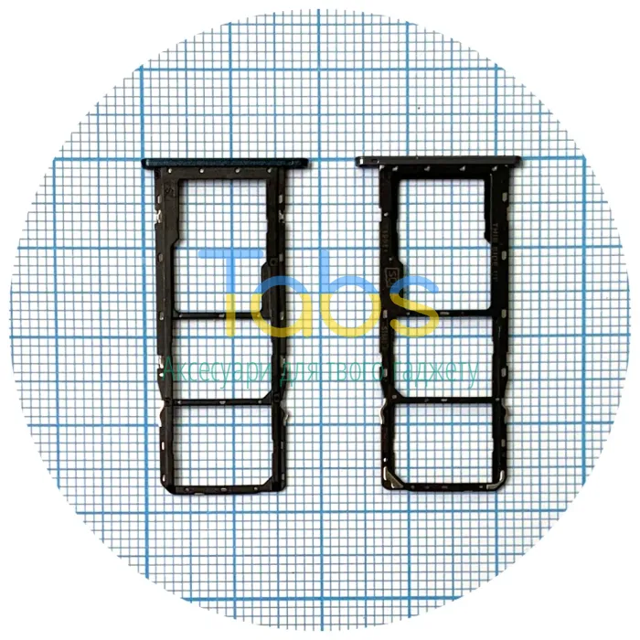Тримач SIM карти та карти пам'яті Nokia G11 (чорний на 2 SIM) - изображение 1