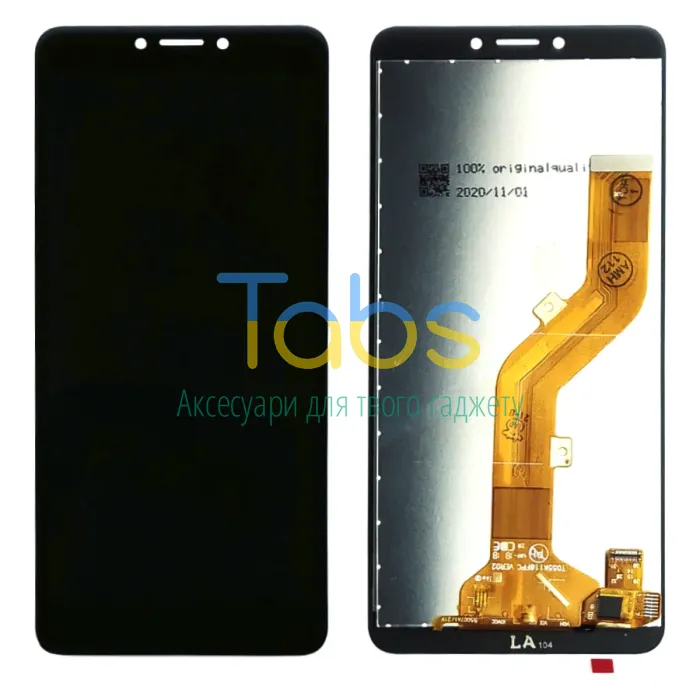 Дисплей для Tecno Pop 2F B1F з тачскріном (чорний) - зображення 1