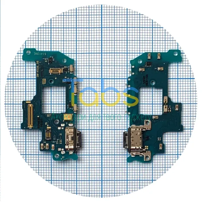 Шлейф Samsung Galaxy A55 5G A556 з роз'ємом зарядки та мікрофоном - нижня плата Original Quality - зображення 1