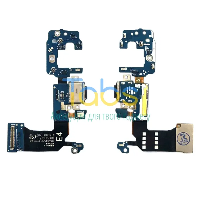 Шлейф Samsung Galaxy S8 G950F Rev 0.6A з роз'ємом зарядки та мікрофоном Оригінал - нижня плата - зображення 1