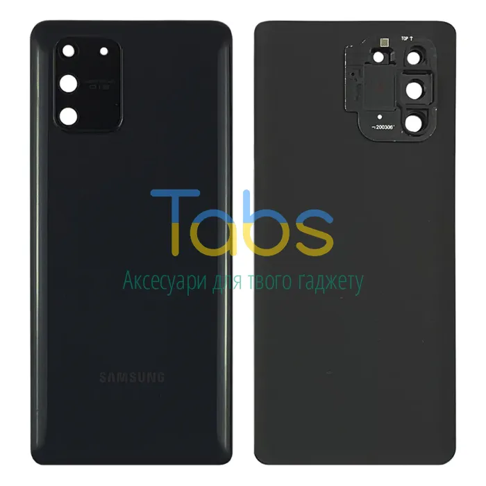 Задняя крышка для Samsung Galaxy S10 Lite G770F (чорна зі склом камери) Original Quality - изображение 1