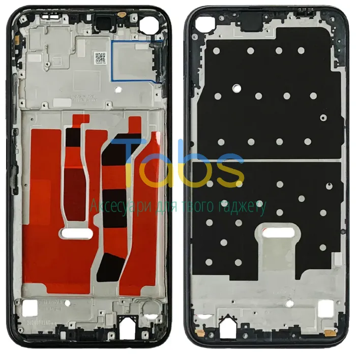 Рамка дисплея Huawei P40 Lite, Nova 7i , Nova 6 SE (чорна) - зображення 1