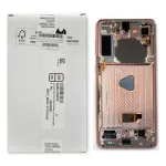 Дисплей для Samsung Galaxy S21 Plus 5G G996B з тачскріном (оригінал 100% з фіолетовою рамкою)