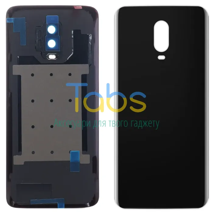 Задня кришка для OnePlus 6T A6013 (чорна Original New) - зображення 1