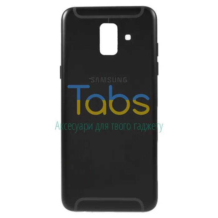 Задня кришка для Samsung Galaxy A6 2018 A600F (чорна) Original Quality - зображення 1